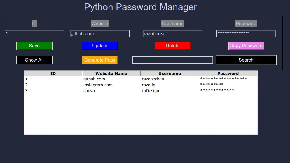 Password Manager